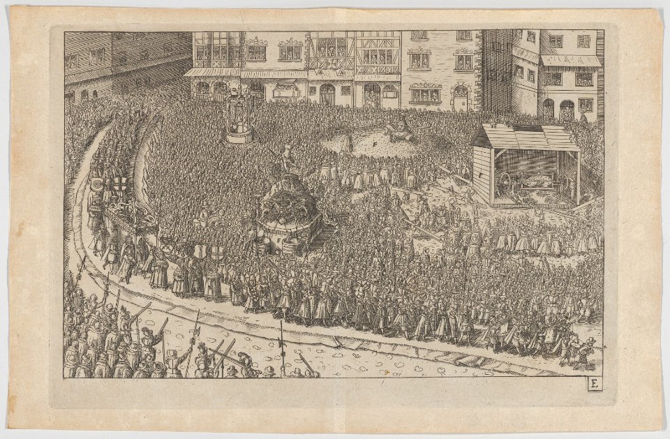 Plate E- Election and Coronation of Emperor Maximilian II MET DP855319