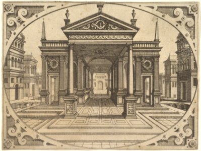 Plate from "Scenographiae..." MET DP828117