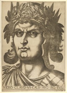 Plate 6- Nero with his head turned slightly to the right, from 'The Twelve Caesars' MET DP846527