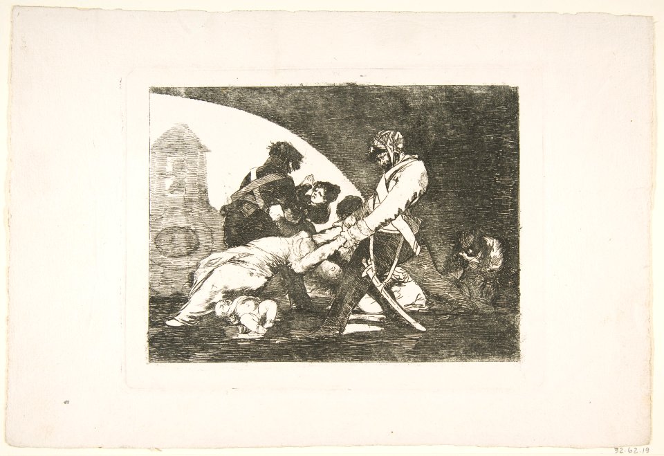 Plate 11 from "The Disasters of War' (Los Desastres de la Guerra)-Neither do these (Ni por esas) MET DP817292