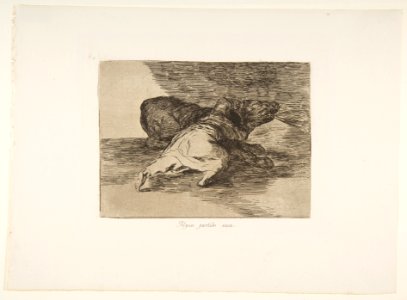 Plate 40 from 'The Disasters of War' (Los Desastres de La Guerra)-'He gets something out of It (Algun partido saca) MET DP817383