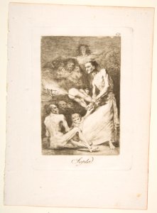 Plate 69 from 'Los Caprichos'- Blow (Sopla.) MET DP818135