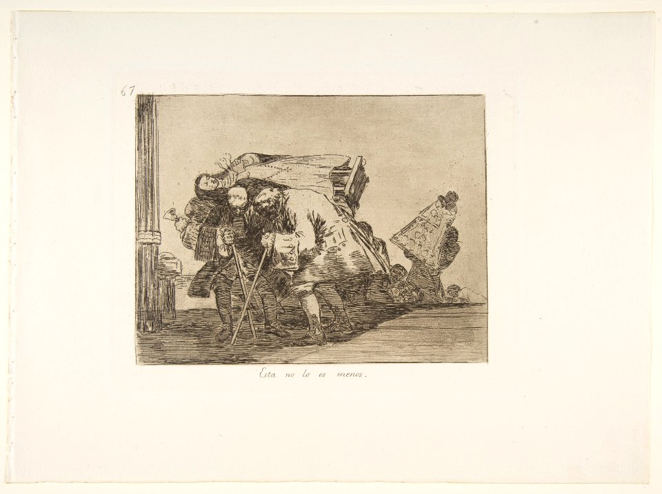 Plate 67 from 'The Disasters of War' (Los Desastres de la Guerra)- 'This is not less so.' (Esta no lo es menos.) MET DP817463