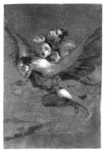 Plate 64 from 'Los Caprichos'- Bon voyage (Buen Viage.) MET 2AAA LP06R2