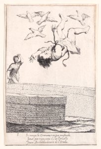 Plate 11- Bertoldino falling into the fish pond Met DP889616