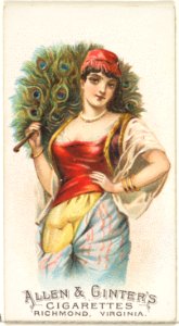 Plate 11, from the Fans of the Period series (N7) for Allen & Ginter Cigarettes Brands MET DP830140
