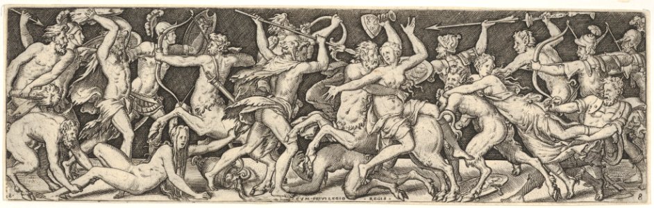 Plate VIII from Battles and Victories (Combats et Triomphes) MET DP834197