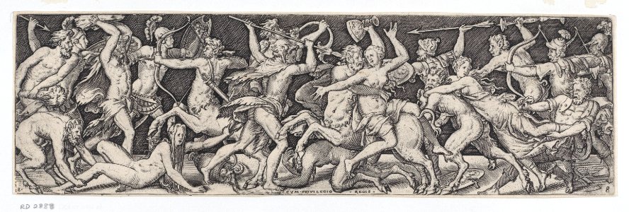 Plate VIII from Battles and Victories (Combats et Triomphes) Met DP888046