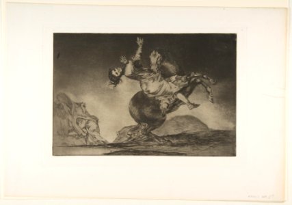 Plate 10 from the 'Disparates'- The horse abductor MET DP817502
