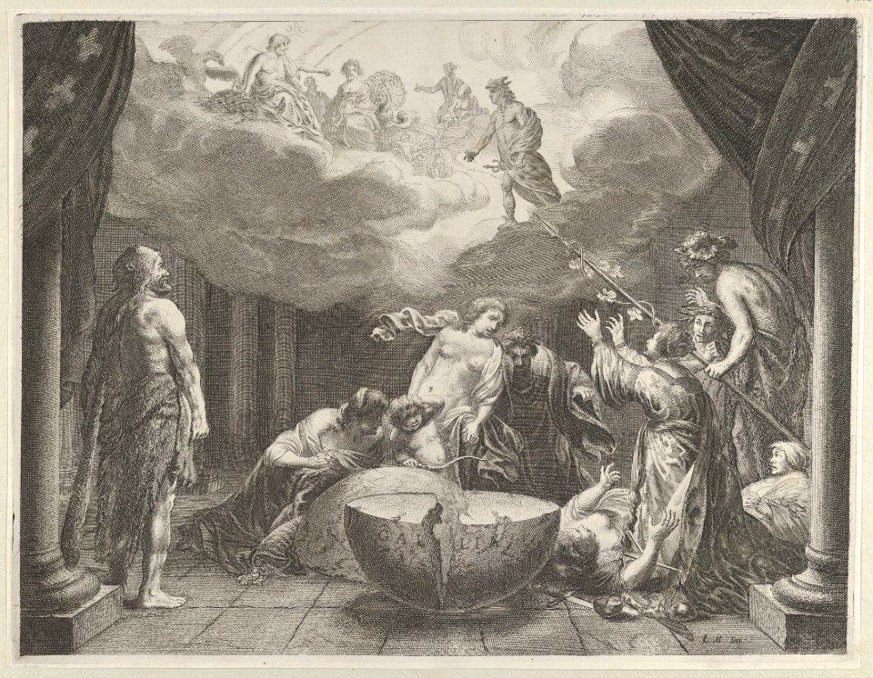 Plate 10- Allegory on the Discord in France, from Caspar Barlaeus, "Medicea Hospes" MET DP855431