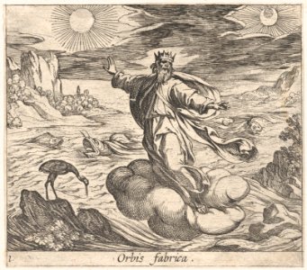 Plate 1- The Creation of the World (Orbis fabrica), from Ovid's 'Metamorphoses' MET DP857436