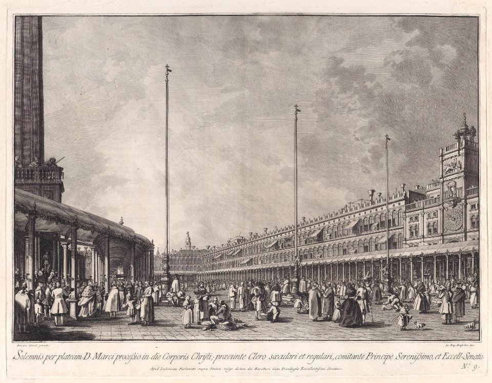 Plate 9- Procession on Corpus Christi Day Met DP888703
