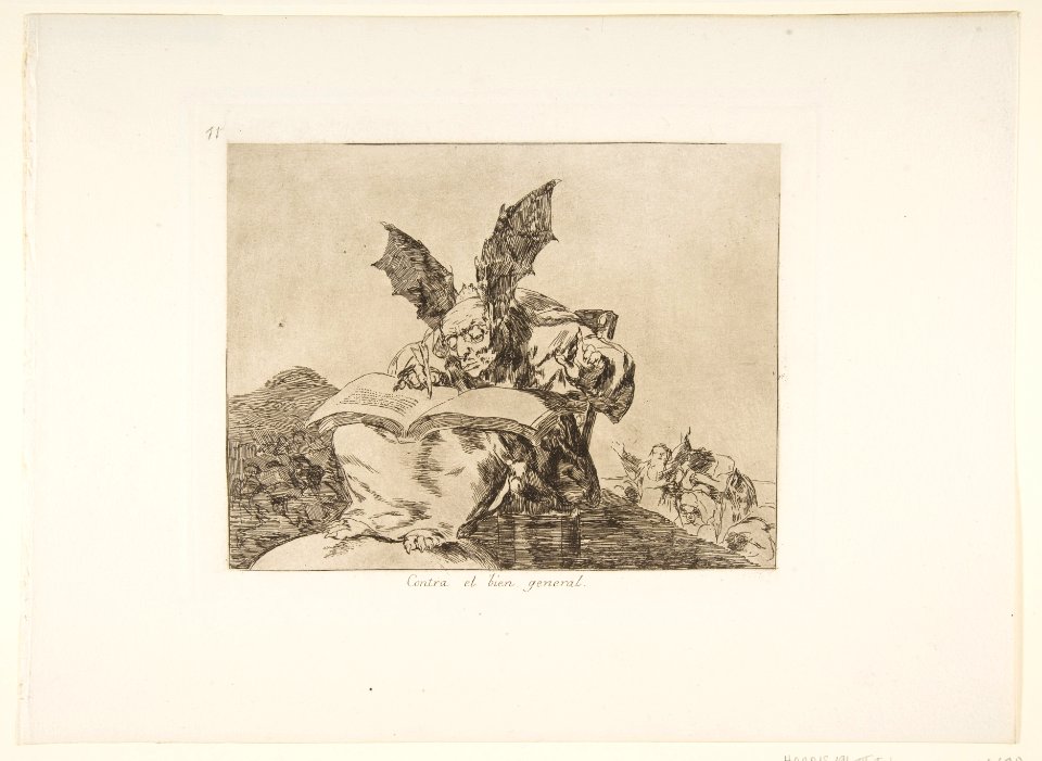 Plate 71 from 'The Disasters of War' (Los Desastres de la Guerra)- Against the common good' (Contra el bien general.) MET DP817467