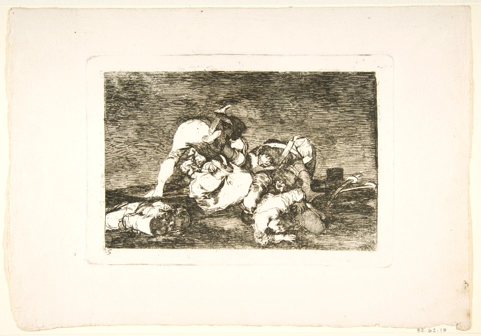 Plate 10 from "The Disasters of War' (Los Desastres de la Guerra)-Nor do these (Tampoco) MET DP817291