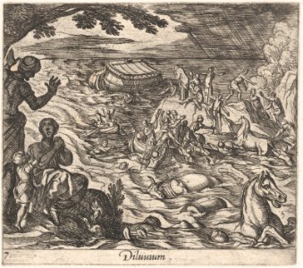 Plate 7- The Flood (Diluvium.), from Ovid's 'Metamorphoses' MET DP857440