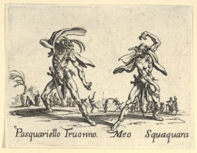 Pasquariello Truonno - Meo Squaquara, from the Balli di Sfessania MET DP846864