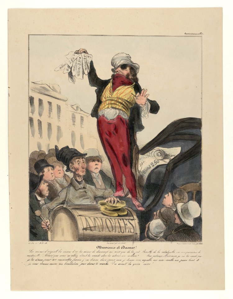 Plate 7 Ladies and gentlemen!, from 'Caricaturana,' published in Les Robert Macaires MET DP854866