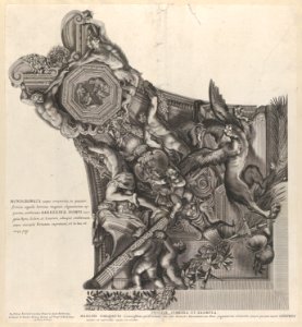 Plate 7- Allegory of Justice with griffin of Manlius Toquatus, from Barberinae aulae fornix MET DP854175