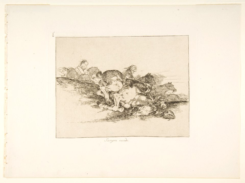 Plate 8 from 'The Disasters of War' (Los Desastres de la Guerra)-It always happens (Siempre sucede) MET DP817142