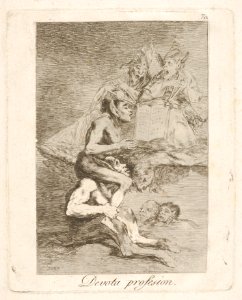 Plate 70 from 'Los Caprichos'- Devout Profession (Devota profesion.) MET DP832041