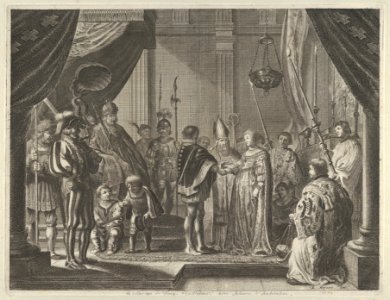 Plate 7- The Marriage of Francisco I de Medici and Johanna of Austria, from Caspar Barlaeus, "Medicea Hospes" MET DP855428