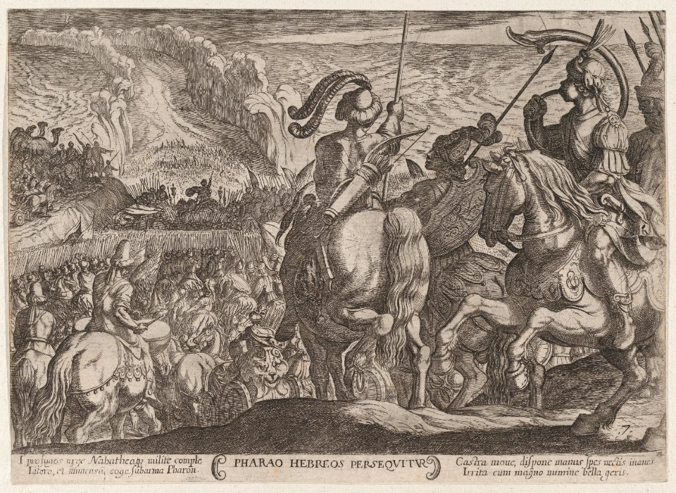 Plate 7- The Egyptians Pursuing the Israelites, from 'The Battles of the Old Testament' MET DP863707