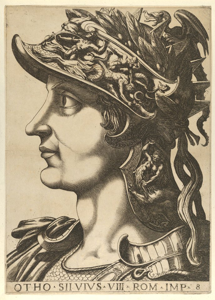 Plate 8- Otho in profile facing left, from 'The Twelve Caesars' MET DP846536