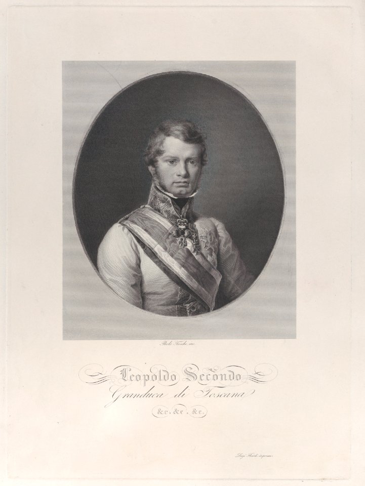 Oval portrait of Leopold II, Grand Duke of Tuscany Met DP885404