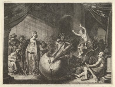 Plate 9- Allegory on the Discord in France, from Caspar Barlaeus, "Medicea Hospes" MET DP855430