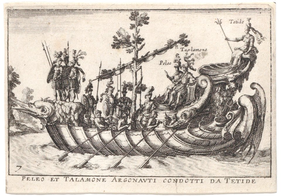 Plate 7- Peleo et Talamone Argonauti condotti da Tetide Met DP885808