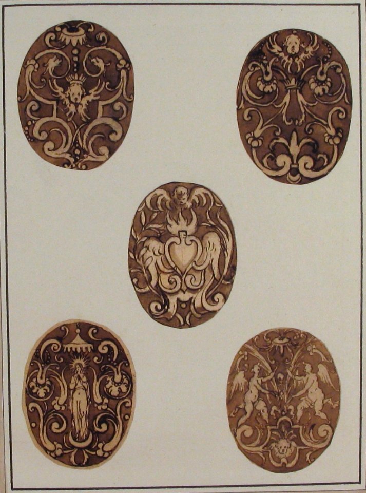 Oval Ornament Designs for Boxes MET 48.148(64)