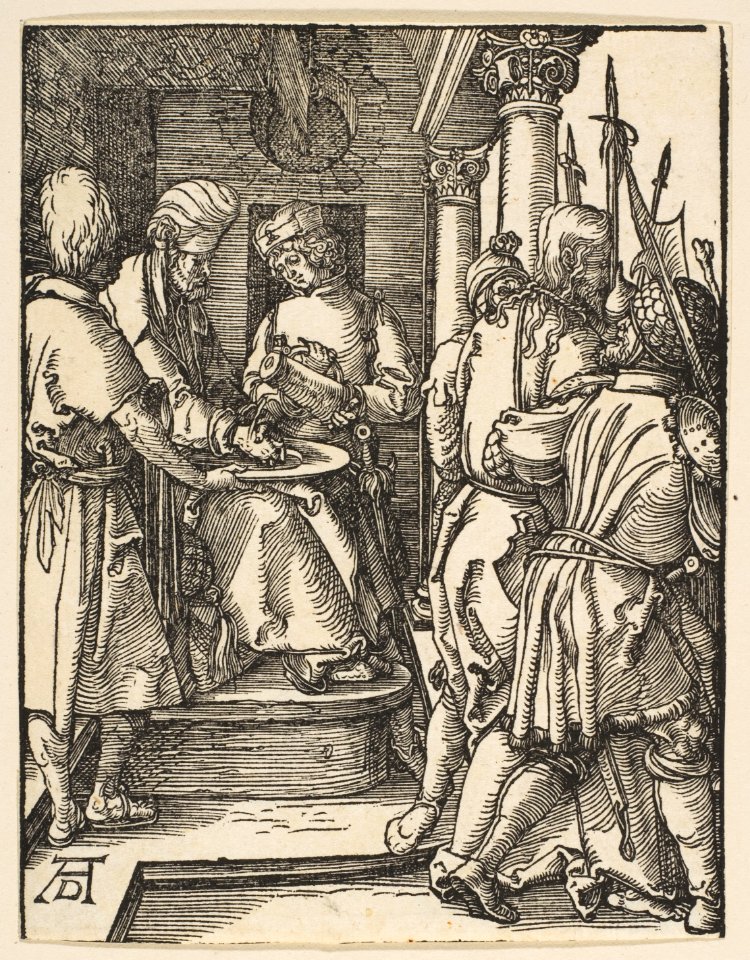 Pilate Washing His Hands, from The Small Passion MET DP816044