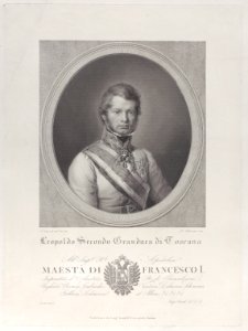 Oval portrait of Leopold II, Grand Duke of Tuscany Met DP885403