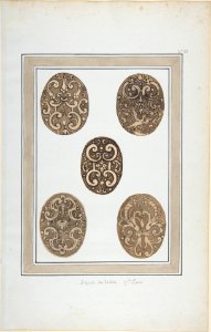 Oval Ornament Designs for Boxes MET DP808510