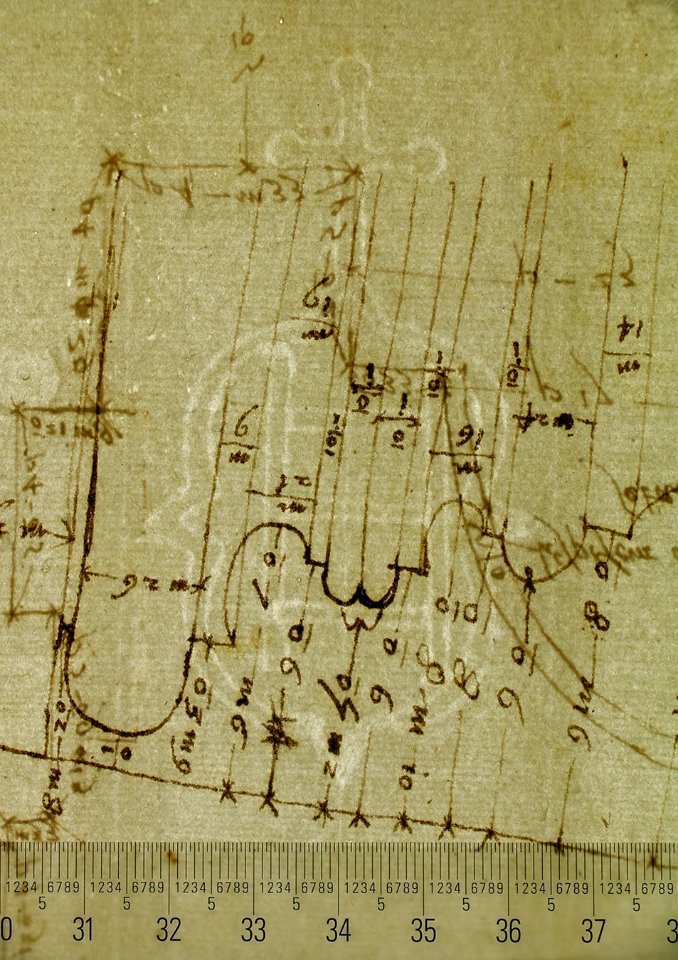 Pantheon, portico, plan (recto) Pantheon, portico, details and perspective (verso) MET sf68 769 01-watermark
