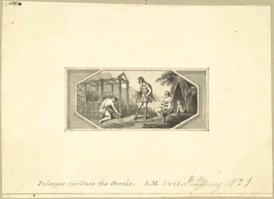 Pelasgus civilizes the Greeks MET DP800878
