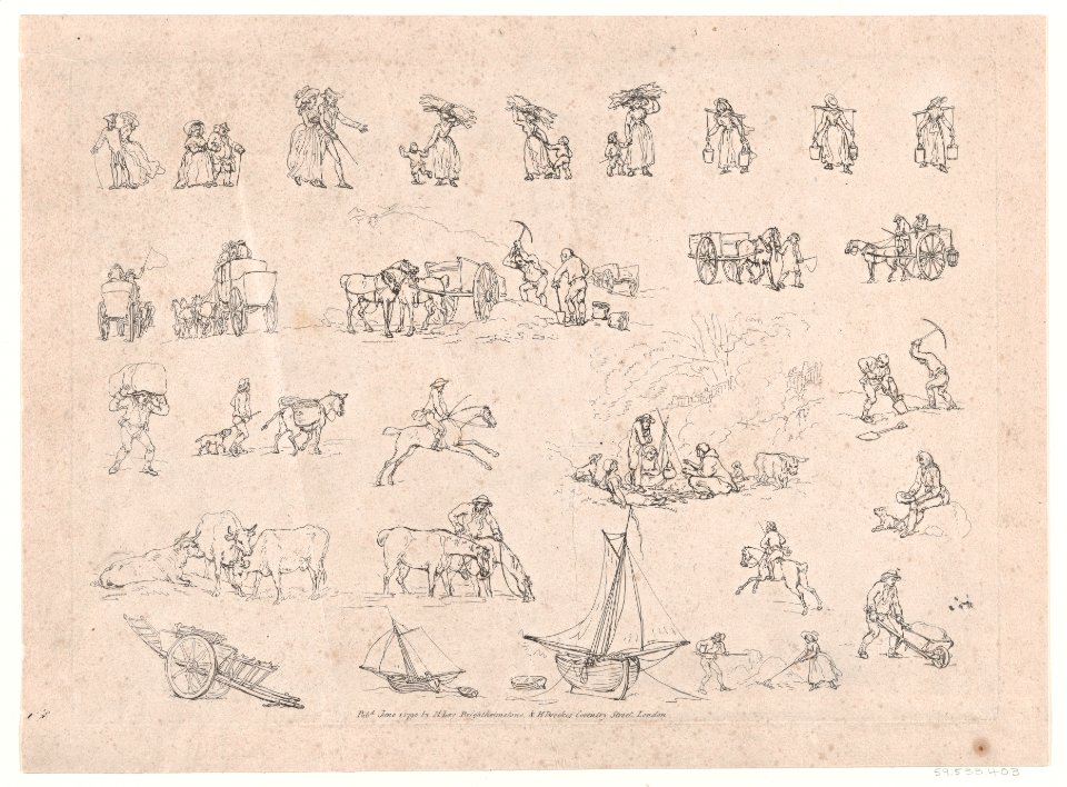 Outlines of Figures, Animals, Carriages and Boats MET DP872105