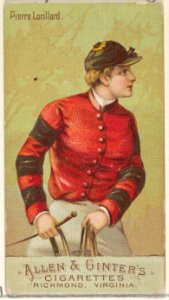 Pierre Lorillard, from the Racing Colors of the World series (N22b) for Allen & Ginter Cigarettes MET DP835207