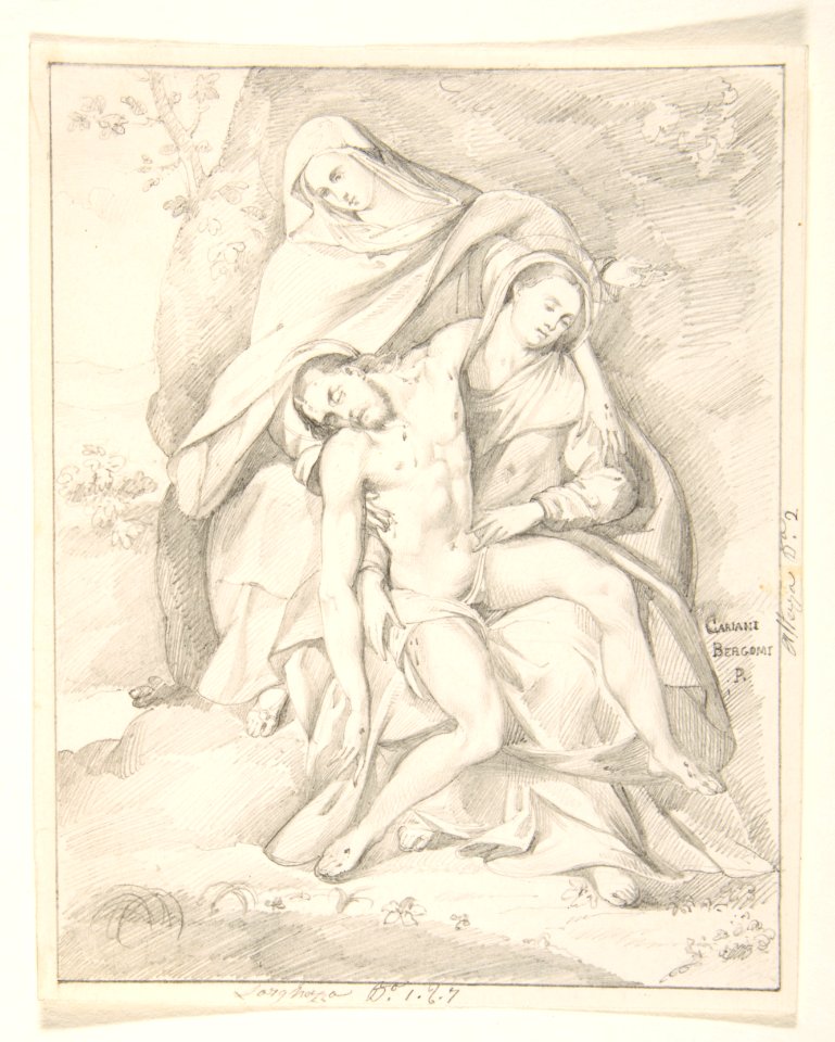 Pietà (after Giovanni Cariani) MET DP811604
