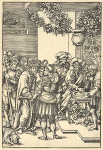 Pilate washing his hands, from The Passion MET DP841860