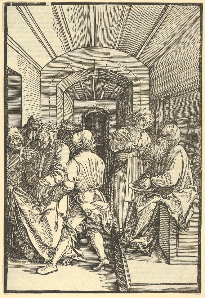 Pilate Washing his Hands, from Speculum passionis domini nostri Ihesu Christi MET DP849008
