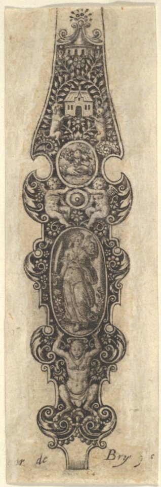 Pendant Design with Judith Holding the Head of Holofernes, from Des Pendants de Cleffs pour les Femmes MET DP837187