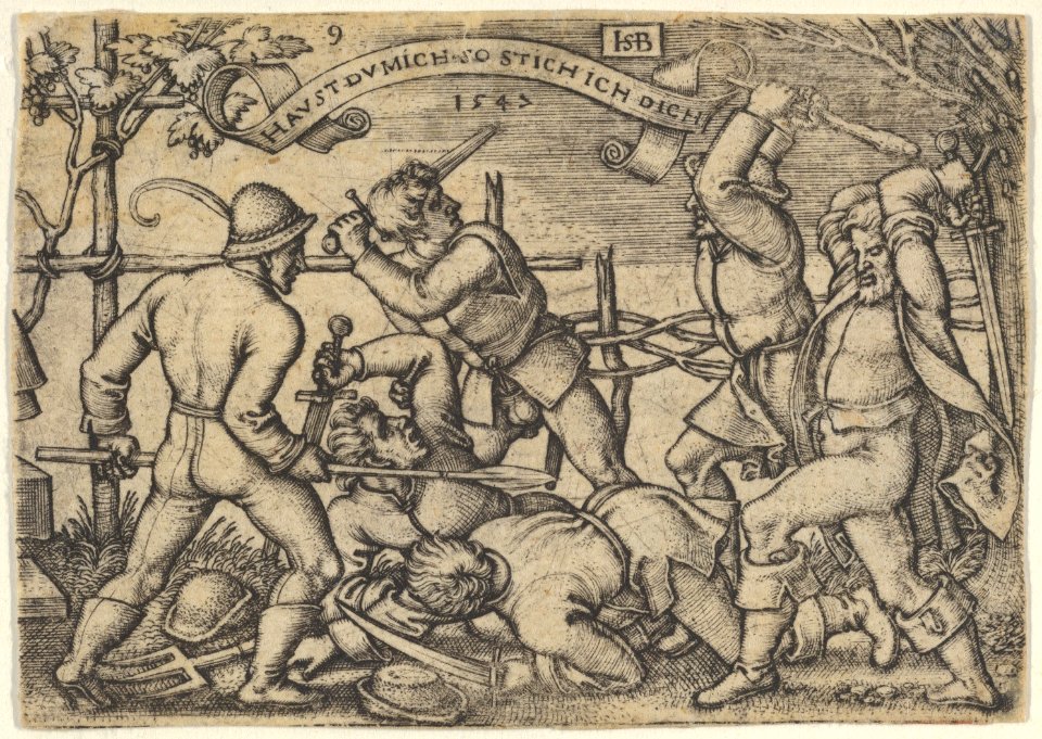 Peasants' Brawl from The Peasants' Feast or the Twelve Months MET DP837076