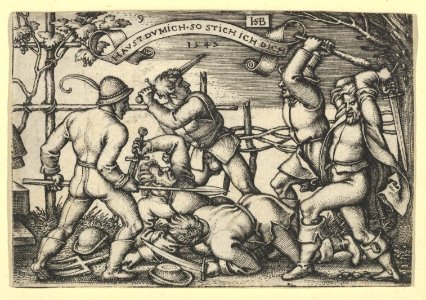 Peasants' Brawl from The Peasants' Feast or the Twelve Months MET DP855180