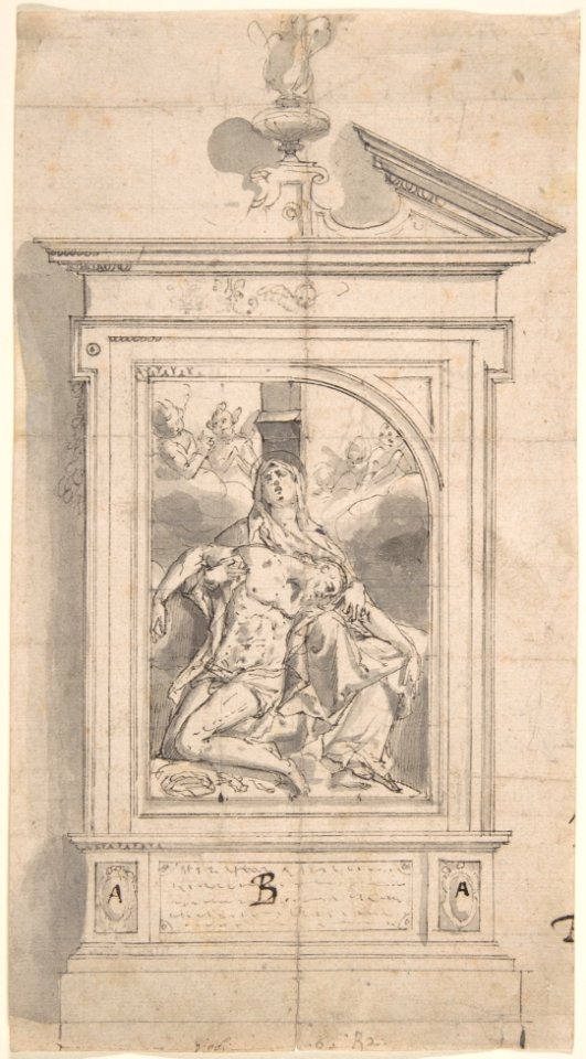 Pietà (Design for an Altar) MET DP801689