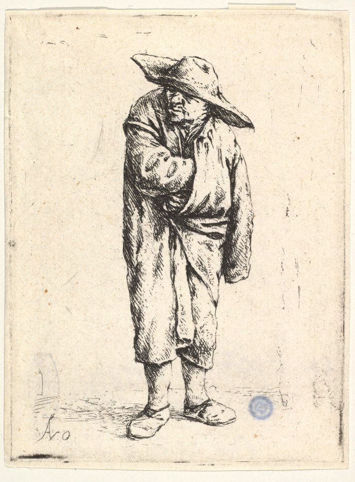 Peasant With His Hand In His Cloak MET DP821847