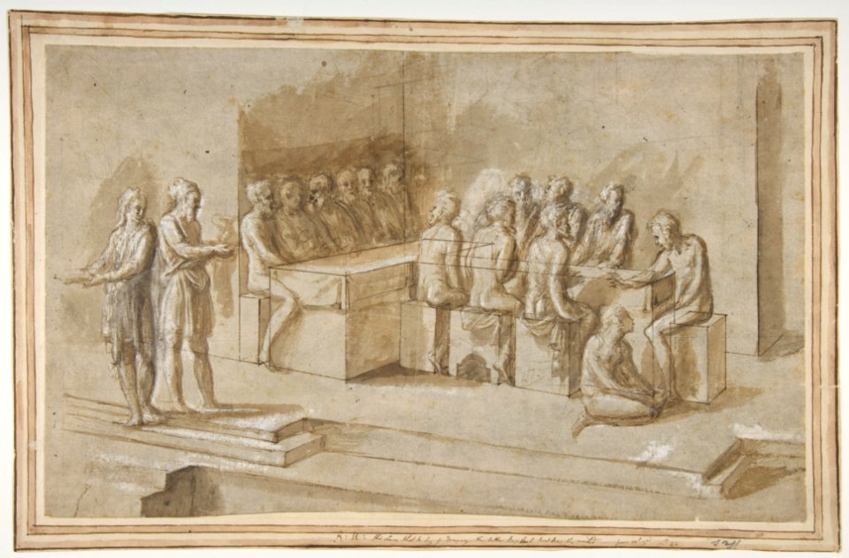 Penitent Woman Anointing the Feet of Christ at the Table of Simon the Pharisee (Luke 7-36-50) MET DP811277