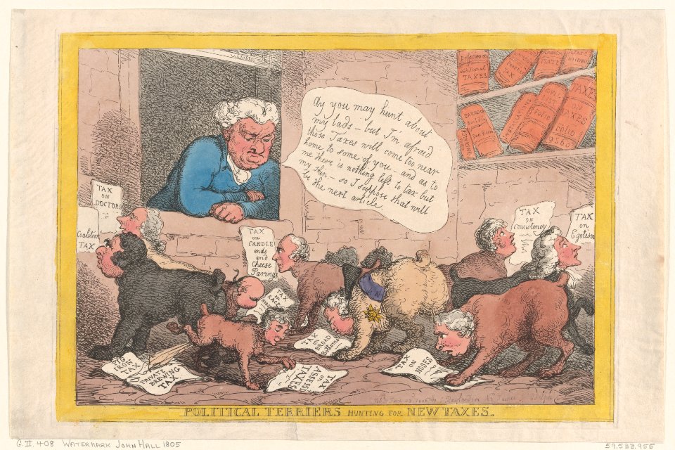 Political Terriers Hunting for New Taxes MET DP873807