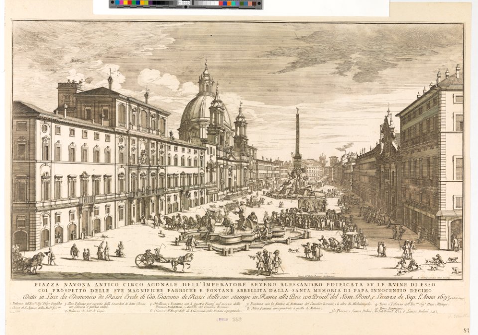 Piazza Navona Antico Circo dell'Imperatore Severo Alessandro (...) MET DP273755