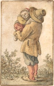 Peasant with Child MET DP804030